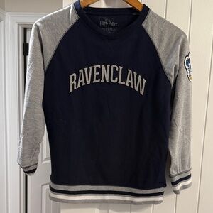 Harry Potter Ravenclaw Kids Sweatshirt - Navy and Gray